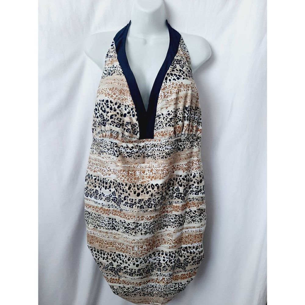 Your best look leopard print sz 24W lus NWT tankini swimsuit